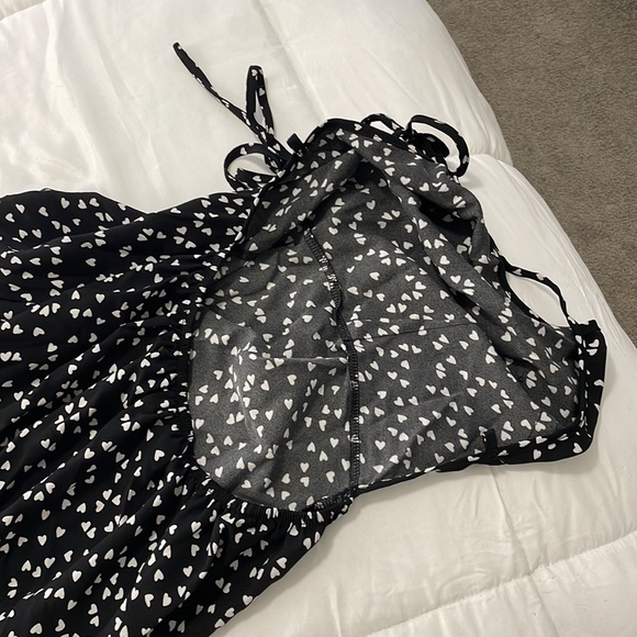 NWOT heart patterned halter dress - Picture 5 of 6